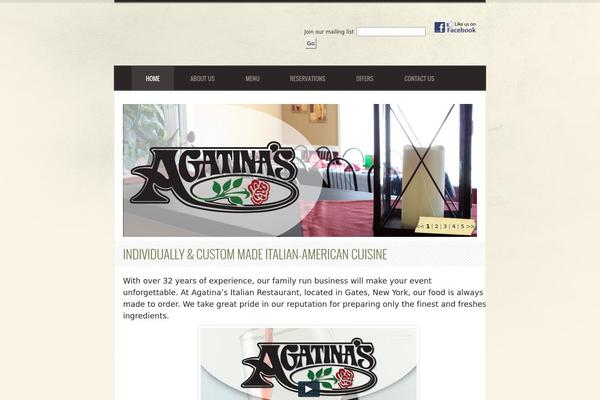 Diner theme site design template sample