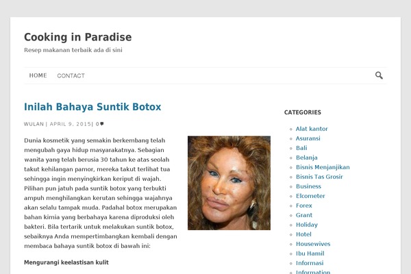 Penny theme site design template sample