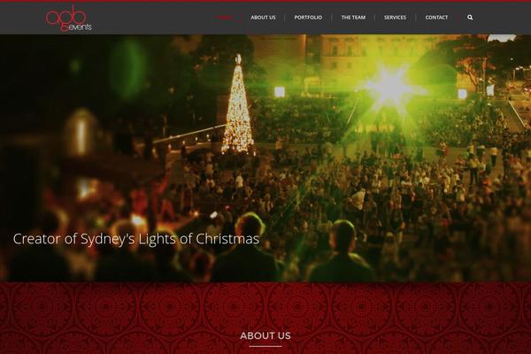Alma theme site design template sample