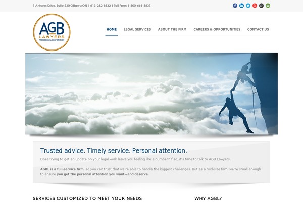 Maxima theme site design template sample