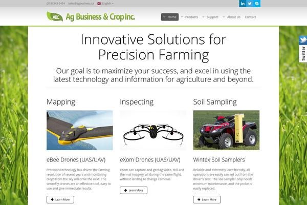 Abc theme site design template sample