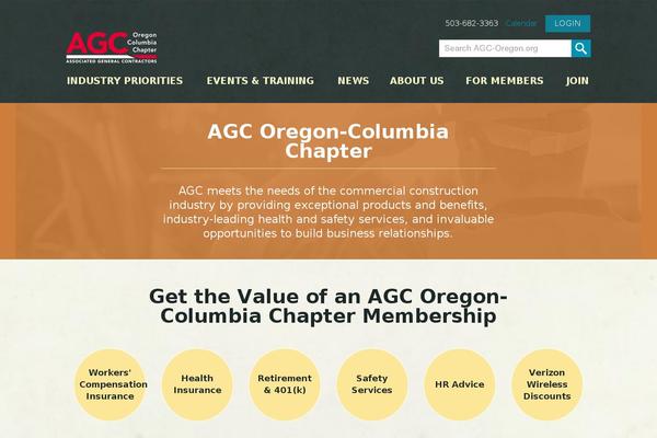 agc-oregon.org site used Agc