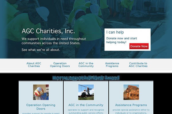 Agc theme site design template sample
