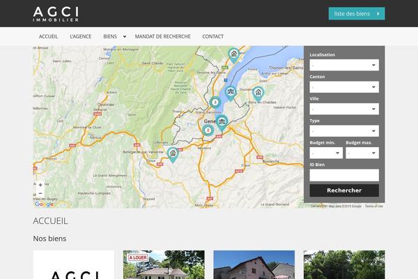 Realia theme site design template sample