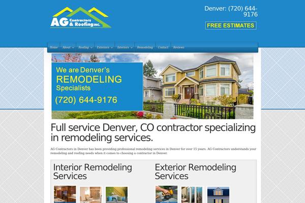 evolve theme site design template sample