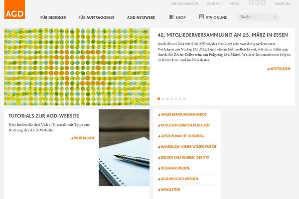 agd.de site used Agd-portal