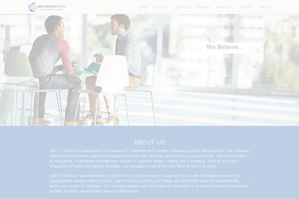 Plusone theme site design template sample