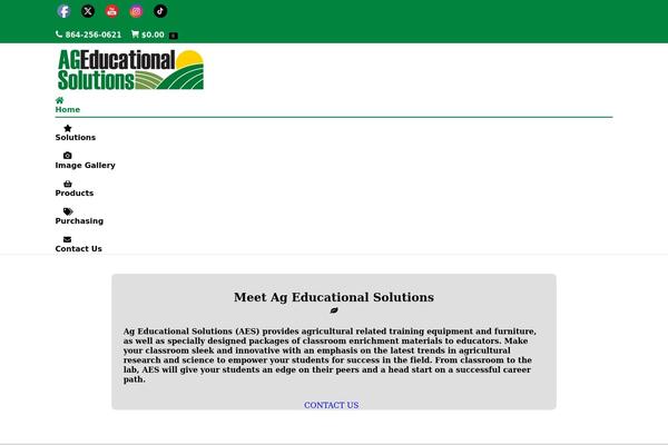 The7 Child theme site design template sample