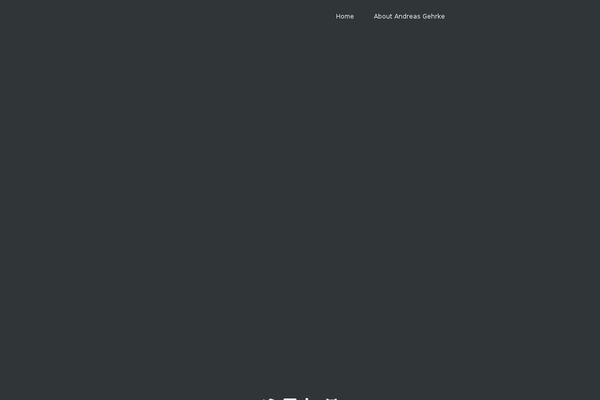 Casper theme site design template sample