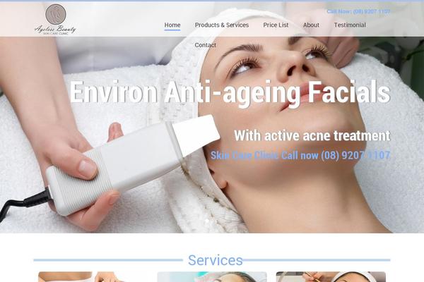 agelessbeauty.com.au site used Blank-theme