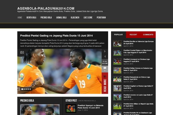Next Magazine theme site design template sample