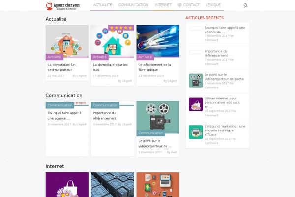 MagXP theme site design template sample