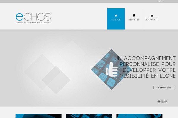 agence-echos.fr site used Echos