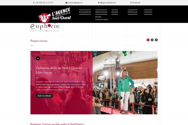 Hestia theme site design template sample