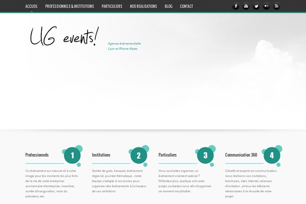 Rounder theme site design template sample