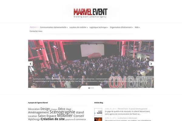 Evolution theme site design template sample