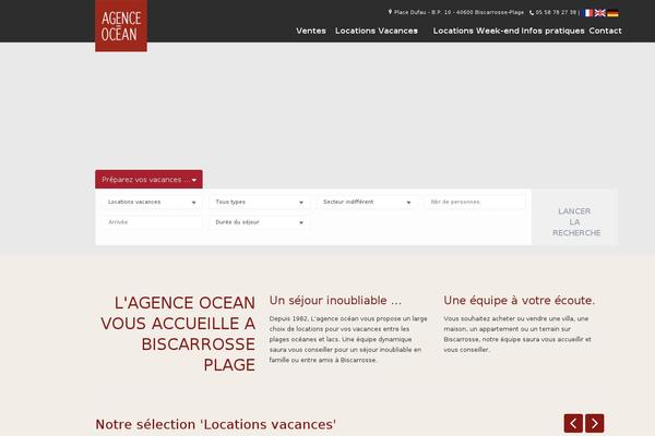 WP Residence theme site design template sample