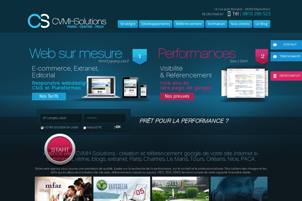 Cvmh theme site design template sample