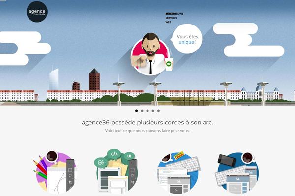 Customify theme site design template sample