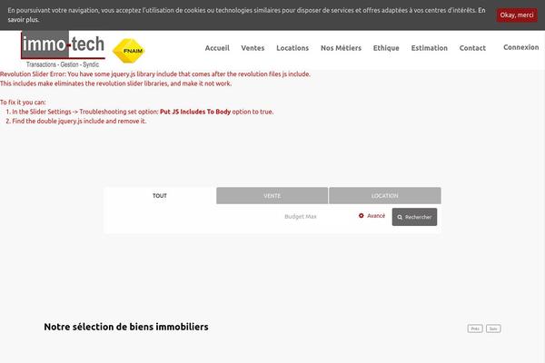 agenceimmotech.com site used Houzez