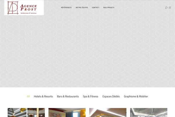 Ambient theme site design template sample