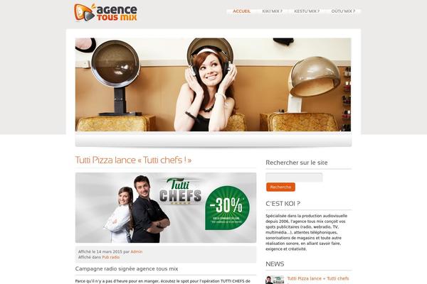 Breeze theme site design template sample