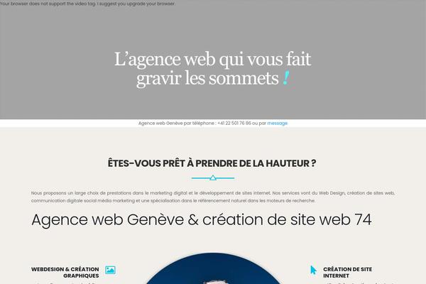 agenceweb74.com site used Easyweb_child_theme