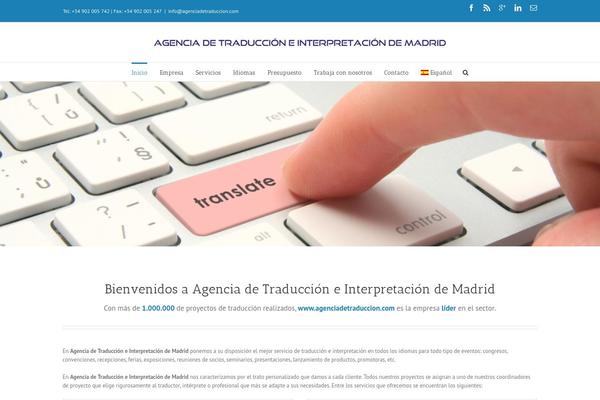 Translang theme site design template sample