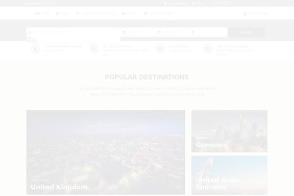 Domena2 theme site design template sample