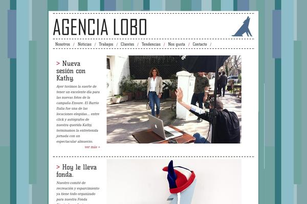 Lobo theme site design template sample