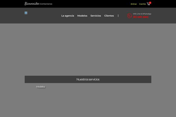 Mahogany theme site design template sample