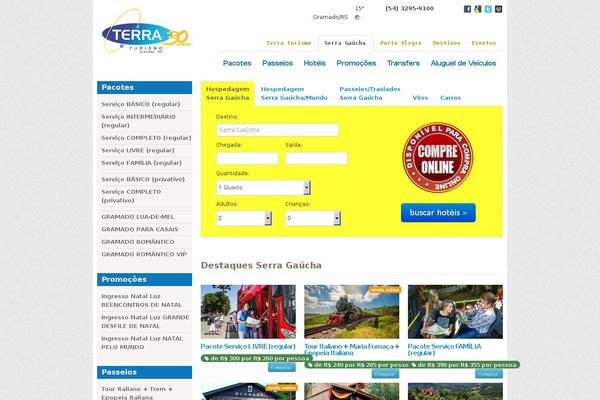 agenciaterraturismo.com.br site used Megatheme