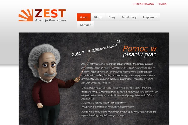 agencja-zest.pl site used Zest