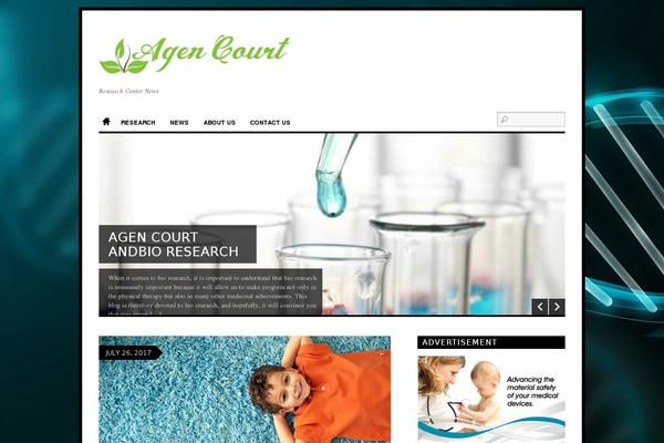Funki theme site design template sample