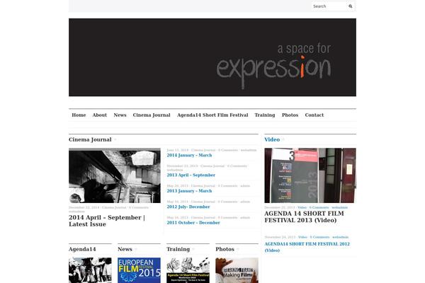 Unspoken theme site design template sample