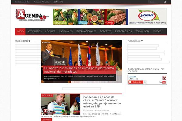Jarida theme site design template sample