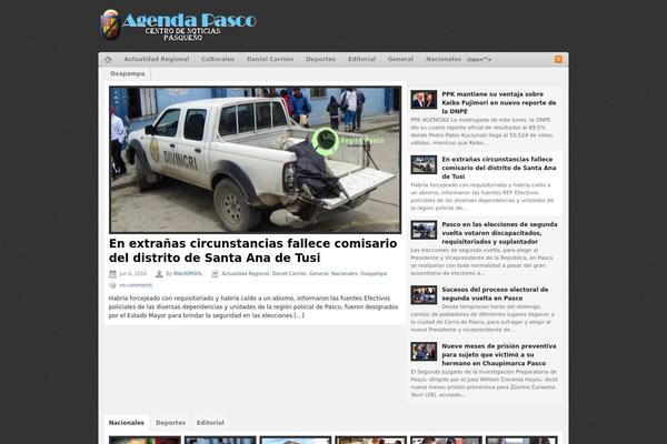 Manifesto theme site design template sample