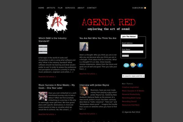 Thesis 1.8.1 theme site design template sample