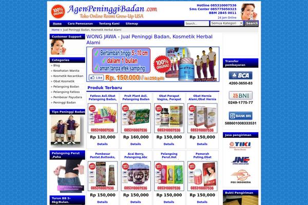 Wptoko theme site design template sample