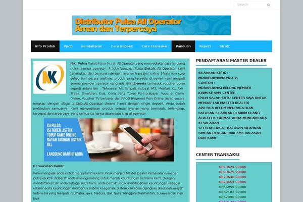 MasterBlog theme site design template sample