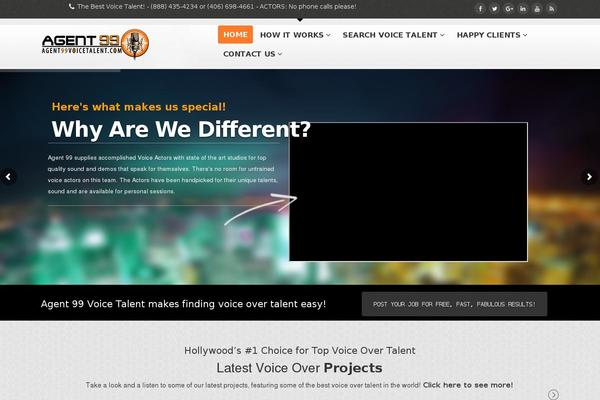 agent99voicetalent.com site used Liva