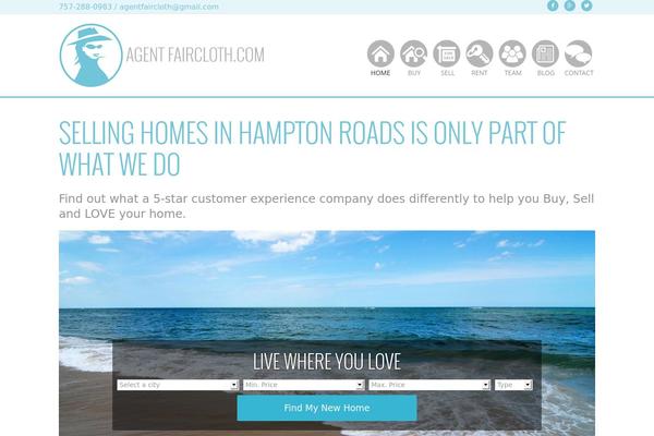 Site using Real Estate Website Builder plugin