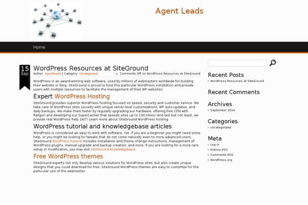 World theme site design template sample