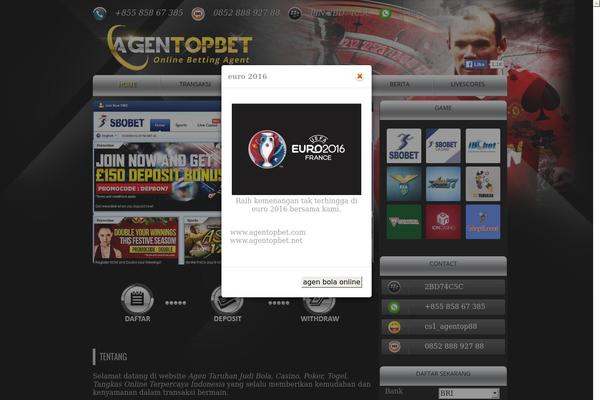 agentopbet.net site used Wa