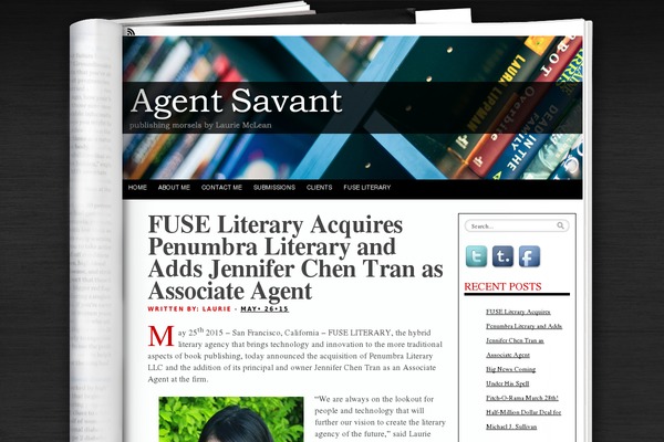 Fresh Ink Magazine theme site design template sample