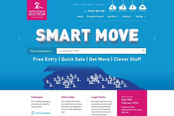agentspropertyauction.com site used Apa