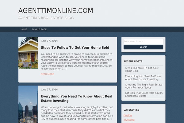 agenttimonline.com site used Modern Estate