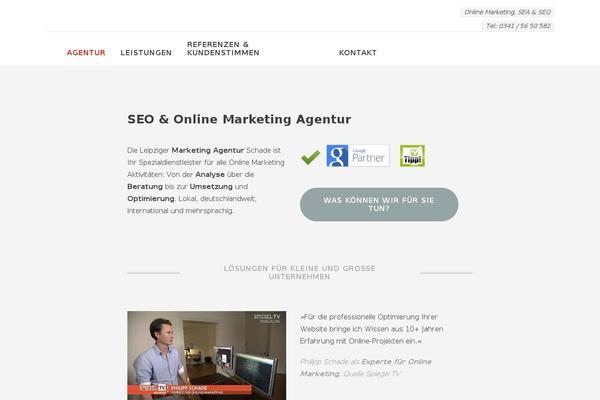 agentur-schade.de site used Agentur