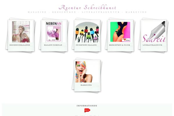 Polaroids theme site design template sample