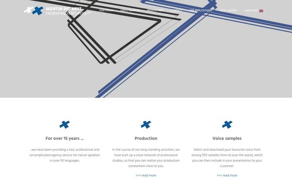 Storey theme site design template sample